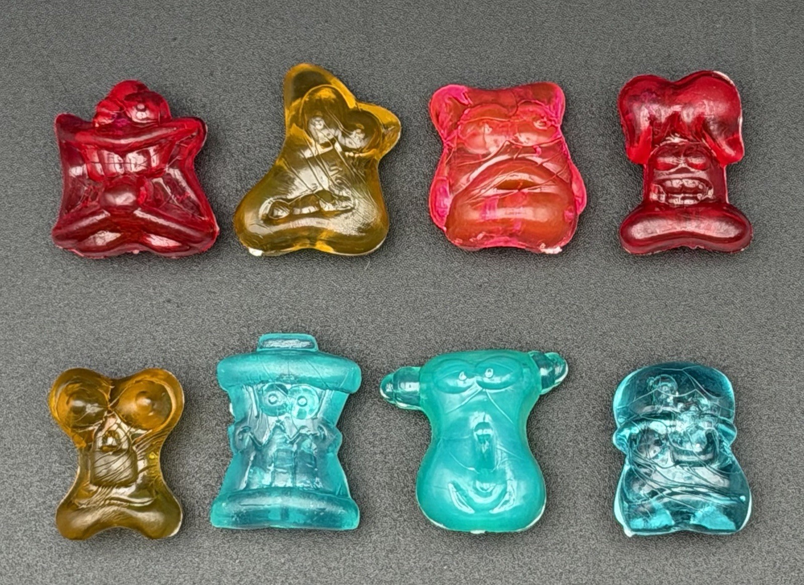 Lot 8 Classic Hielocos Coca-Cola Series 1 Crazy Bones Brazil 1990s