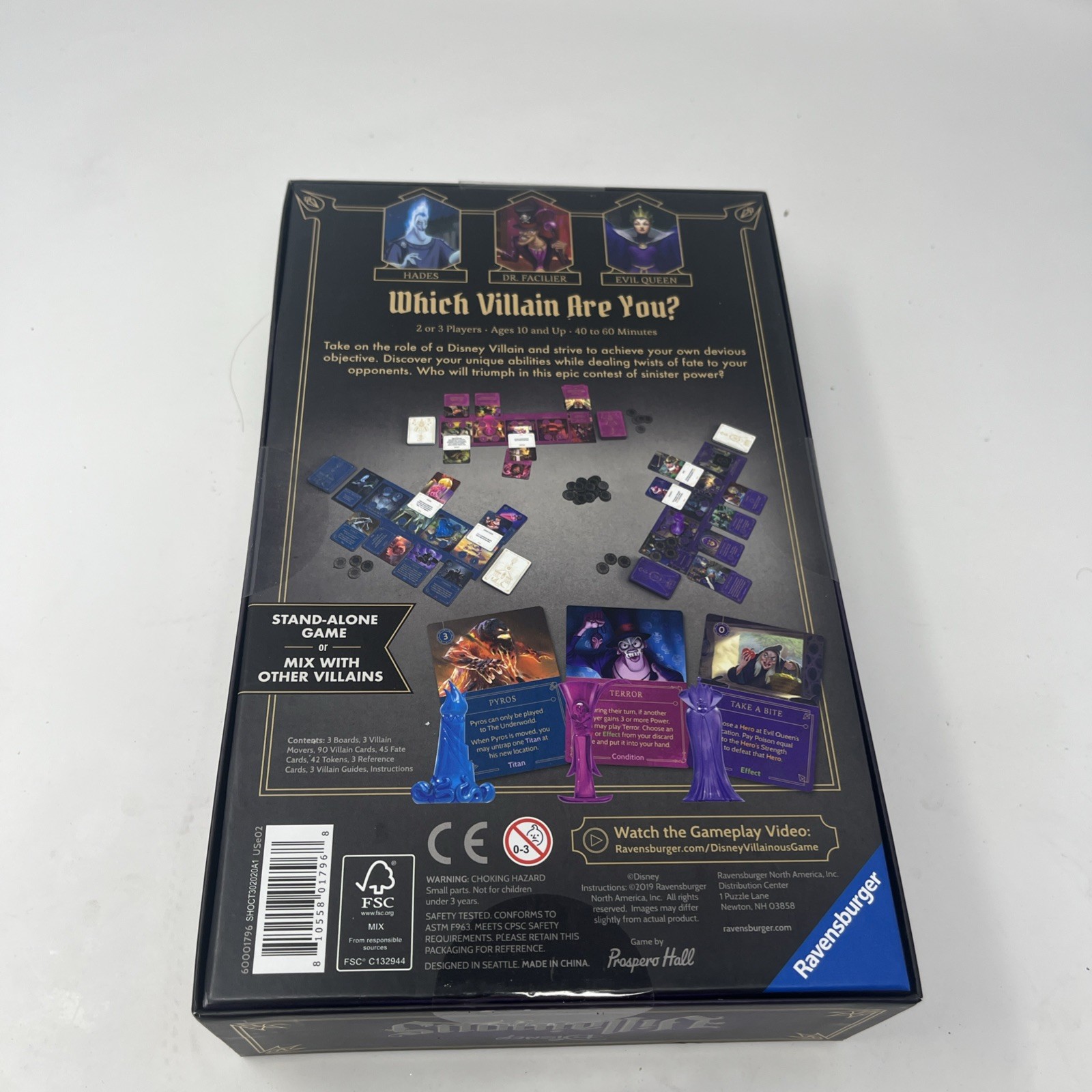 Ravensburger Disney Villainous: Wicked to The Core Board Game New