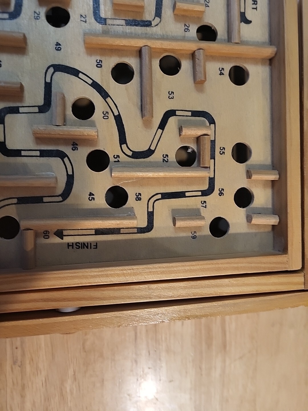 Labyrinth Wooden Maze Game with One Steel Marble, Puzzle Game for Adults, Kids