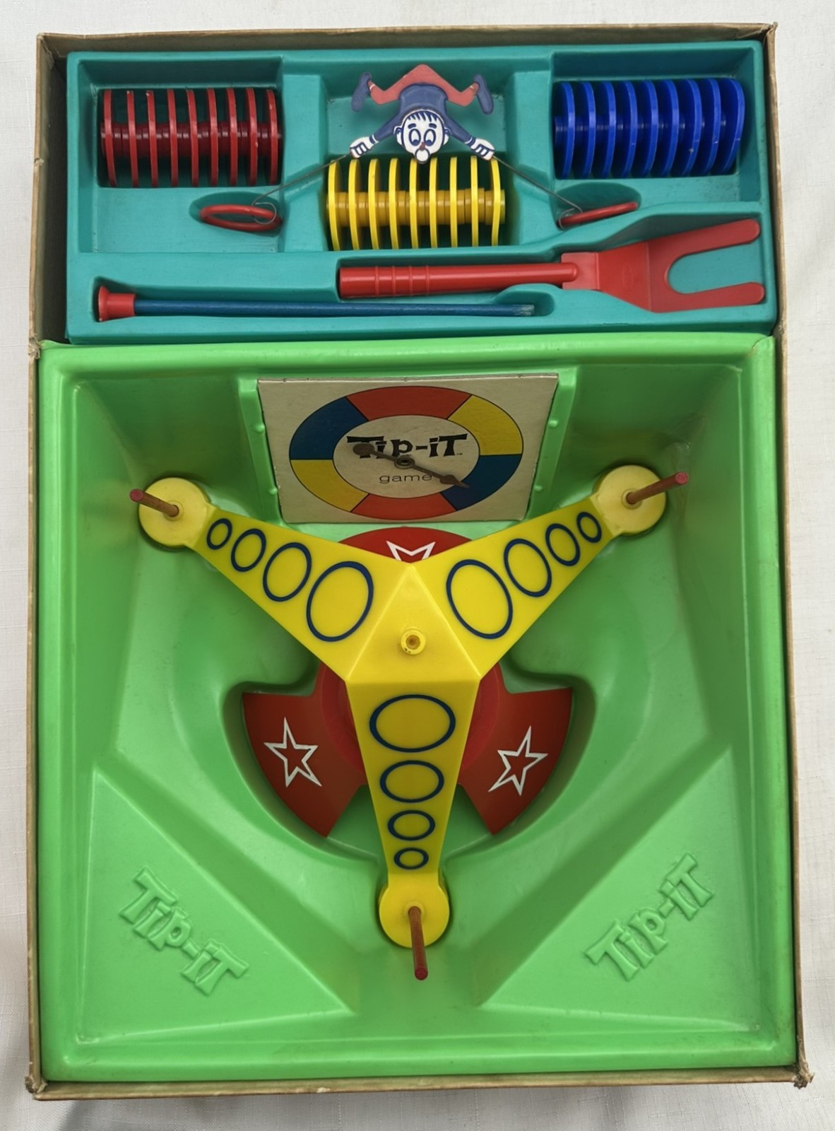 1965 Tip It Game by Ideal Complete in Great Condition FREE SHIPPING