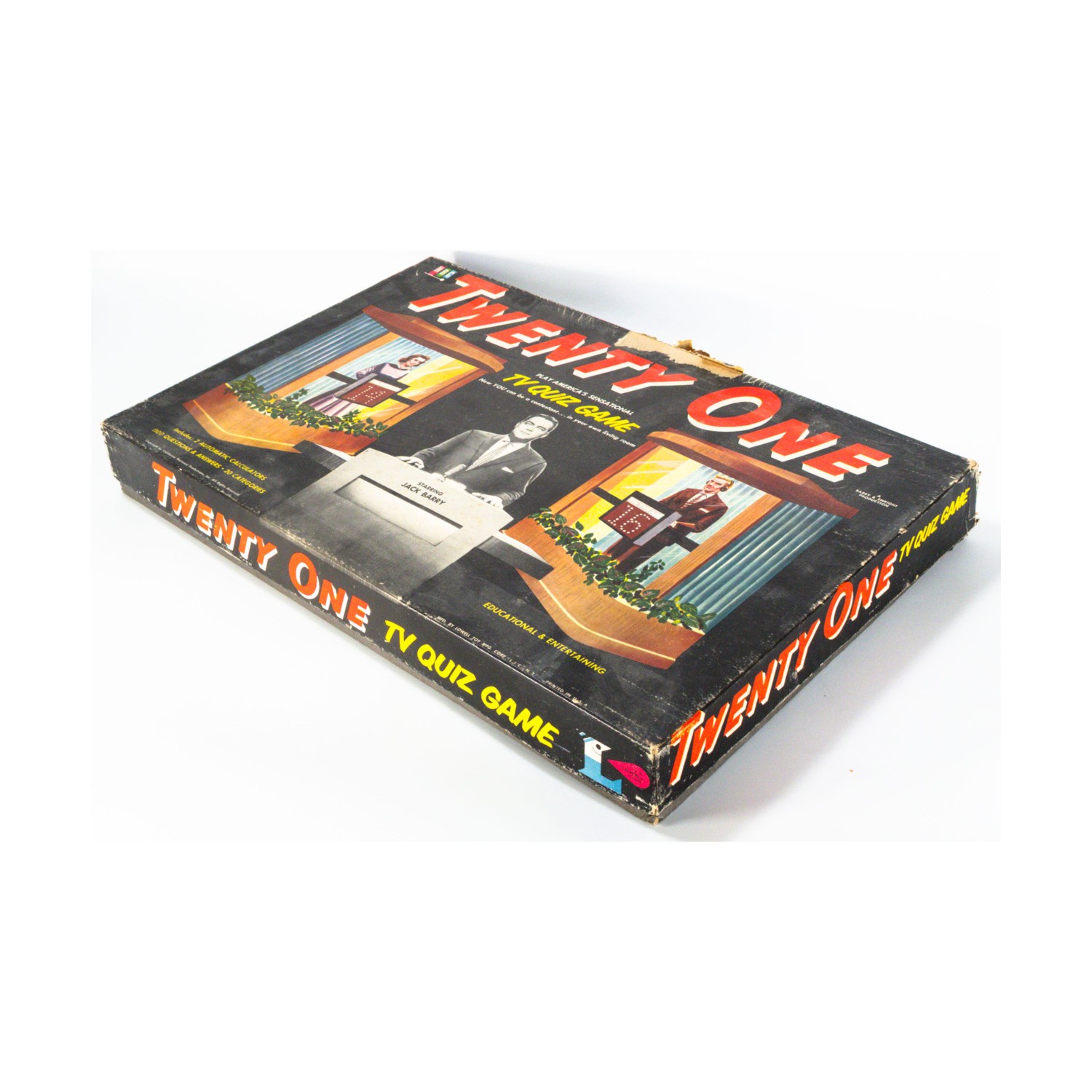 Lowell Toys Boardgame Twenty One Box Fair/EX