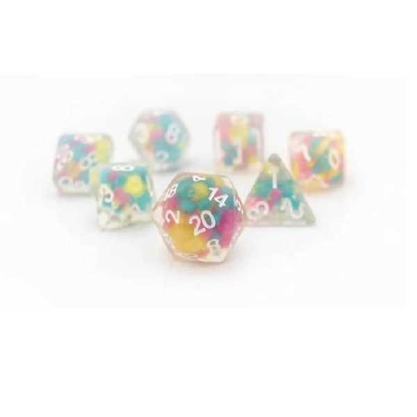 Sirius Dice: Lucky Charm Glowworm, Glow in the Dark Poly Set