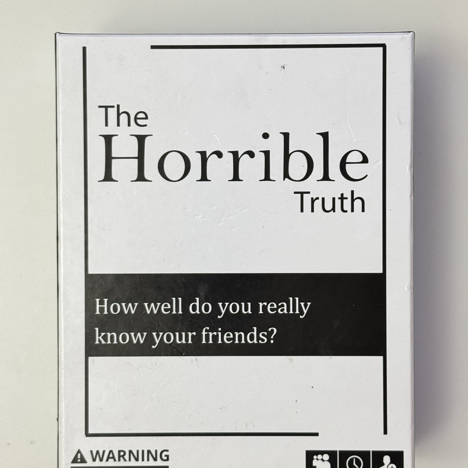 The Horrible Truth Card Game for Adults