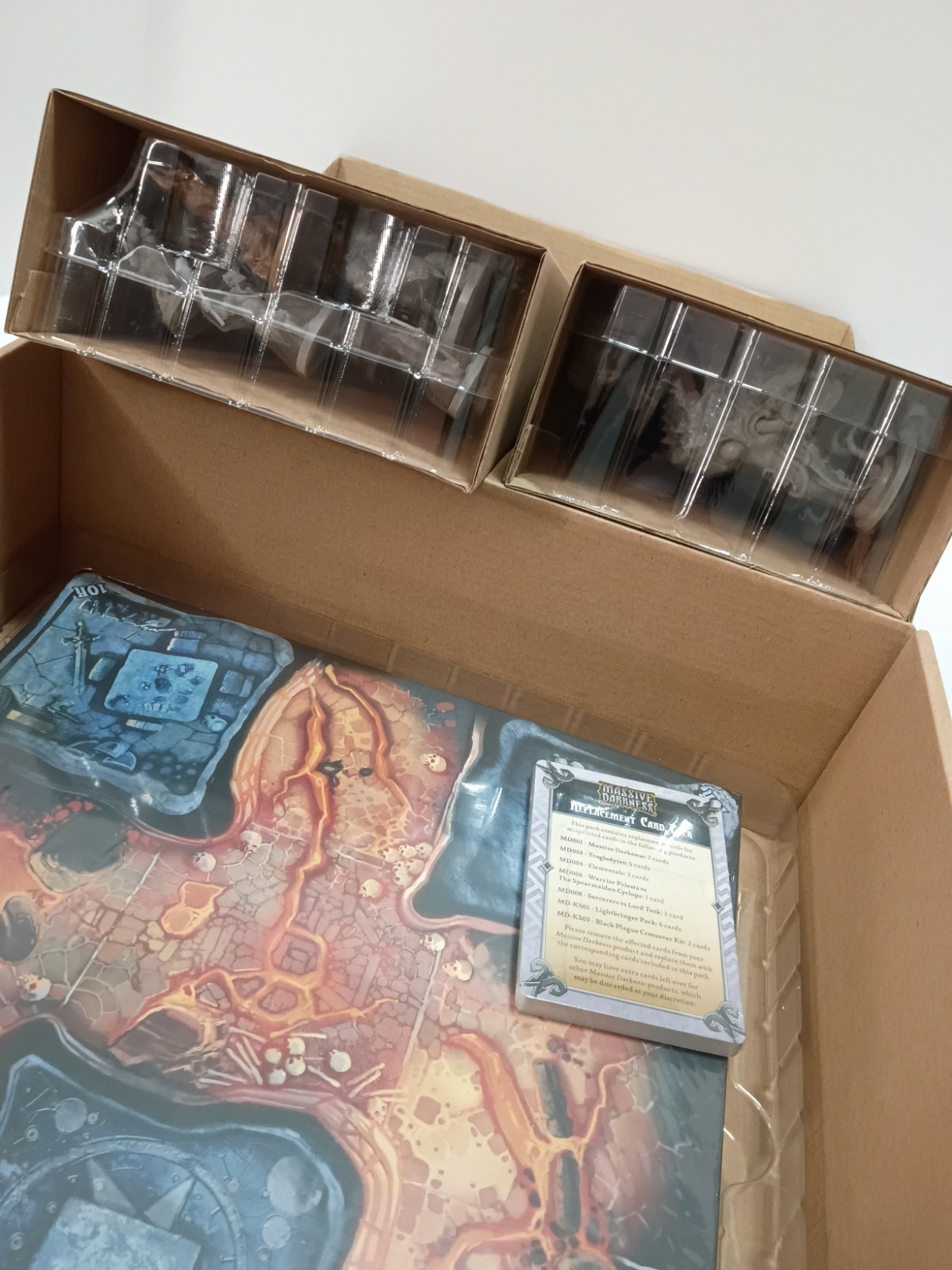 Lot Of Massive Darkness Board Game Base & Expansions C-Mon Complete!!!!