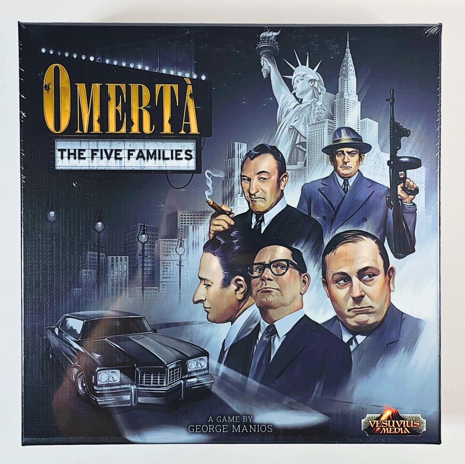 Vesuvius Media Omerta The Five Families Standard Edition – SEALED