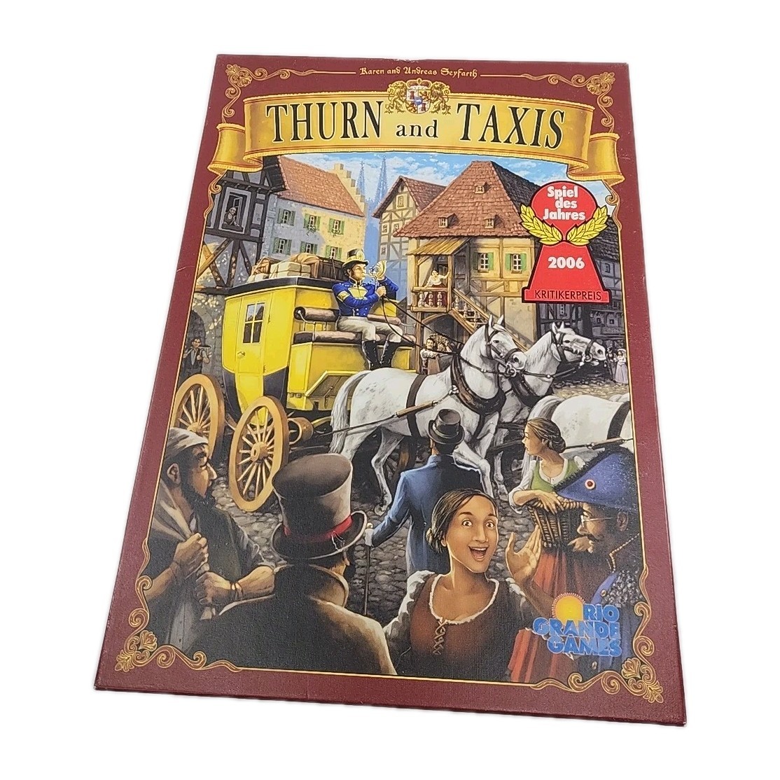 Thurn and Taxis Rio Grande Games Board Game Complete Open Box Unplayed
