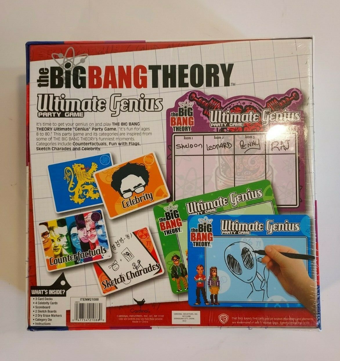 THE BIG BANG THERORY game ULTIMATE PARTY GAME 4 PLAYERS  AGE 12 YEARS AND UP