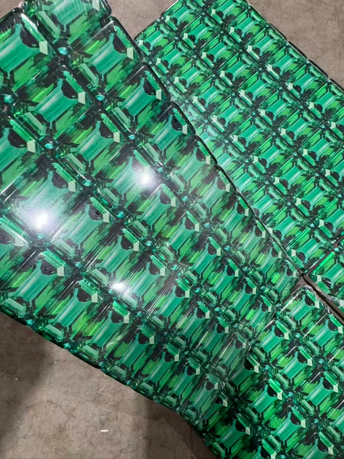 American Mahjong Game Set, 160 Layered Mah Jong Tiles Party Emerald (1S-6-3 (02