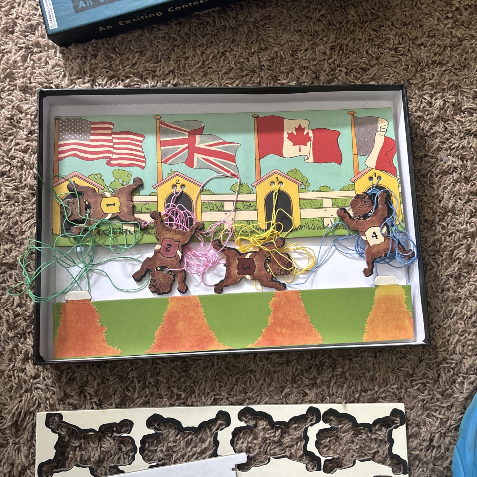 The Hot Dog Race Game By The House Of Marbles