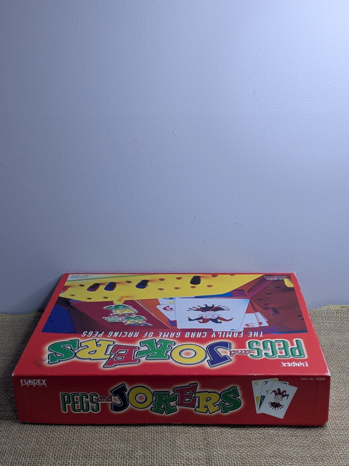 New Pegs and Jokers Game Vintage 1999 Fundex Racing Family Strategy Board Game