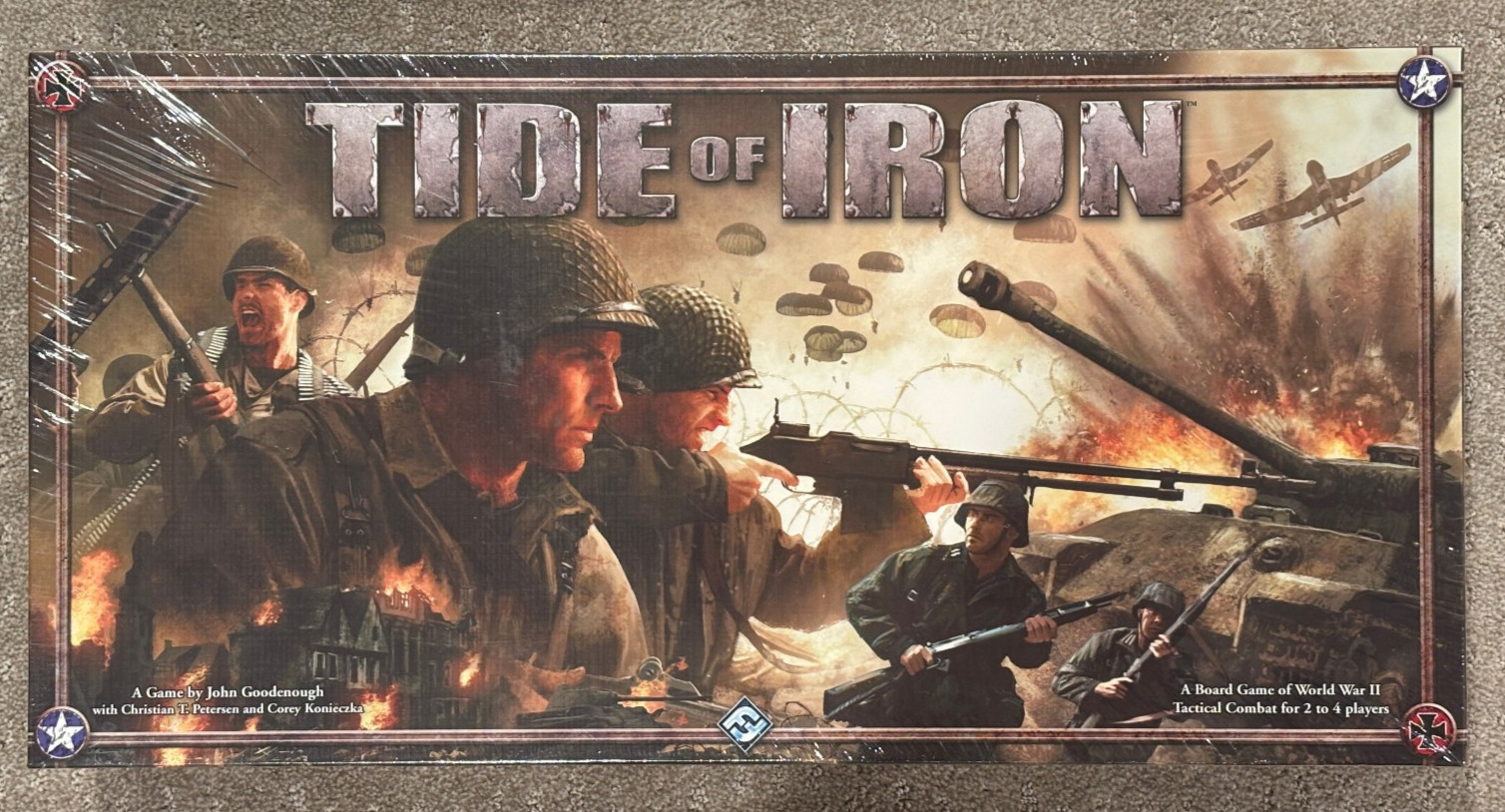 Tide of Iron World War 2 Board Game – Fantasy Flight Games – FFG – SEALED