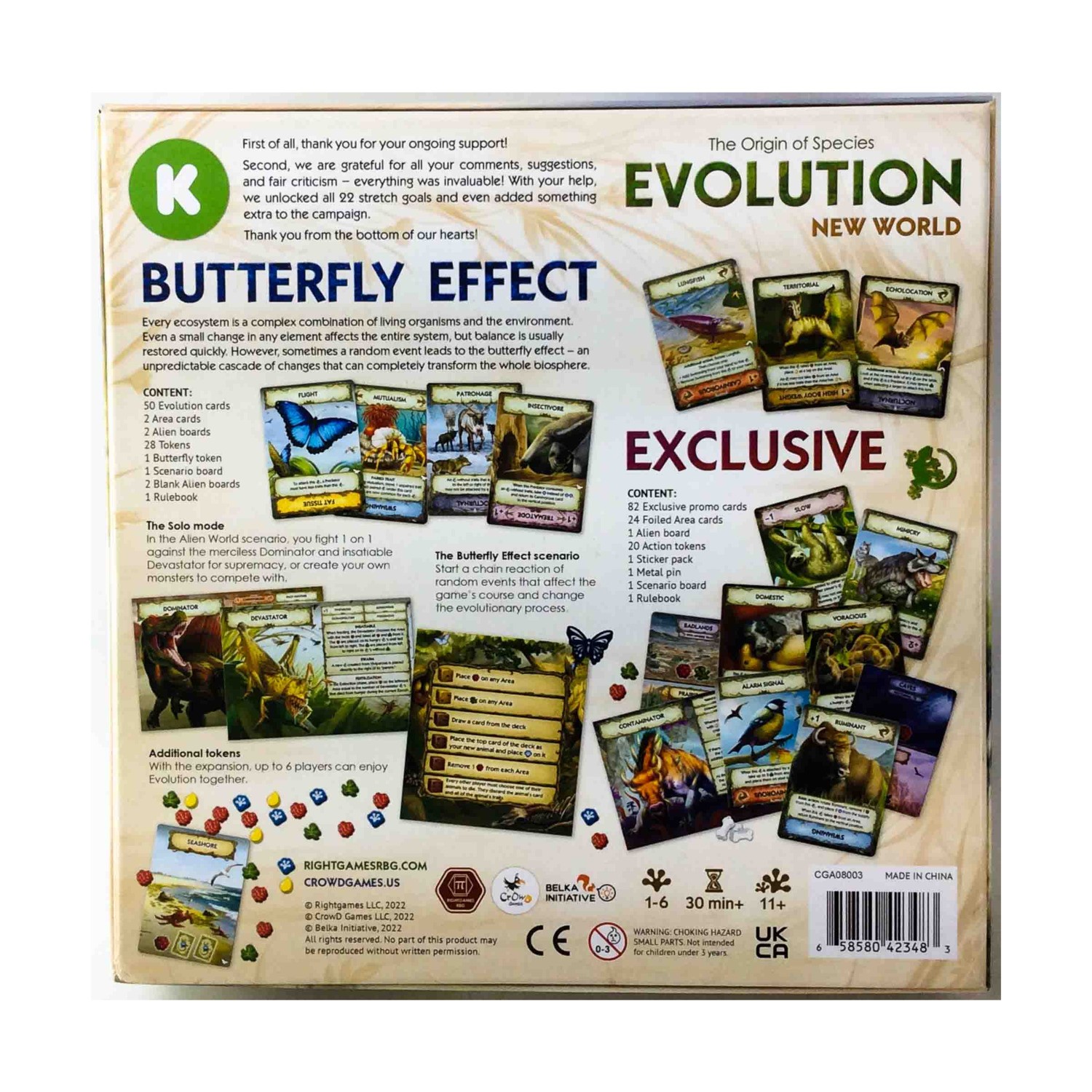 Crowd Games Evolution – New World (Kickstarter Ed) #2 VG+/NM