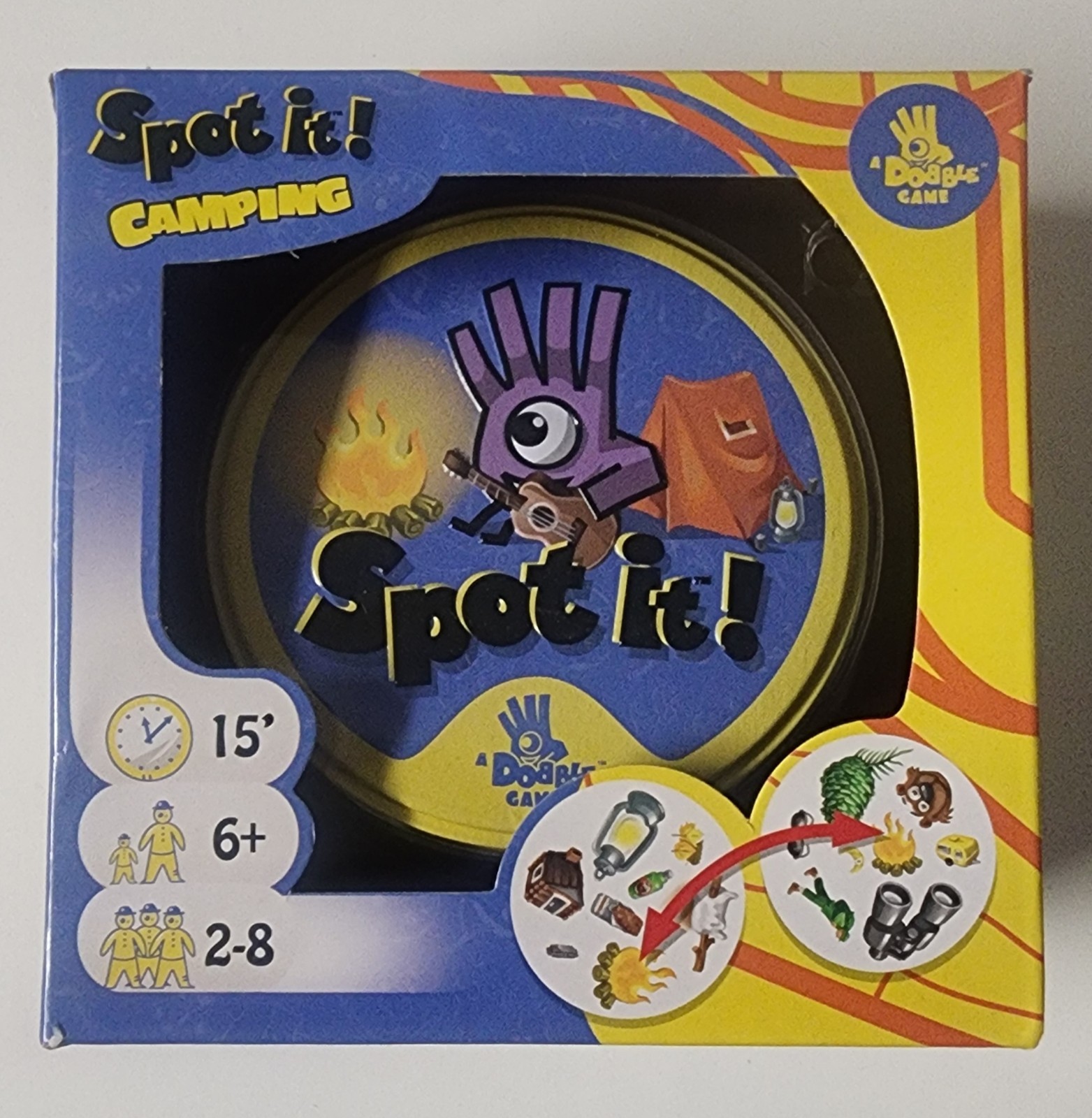 Spot It! Camping Card Game | Game For Kids | Ages 6+ | 2 to 8 Players | New