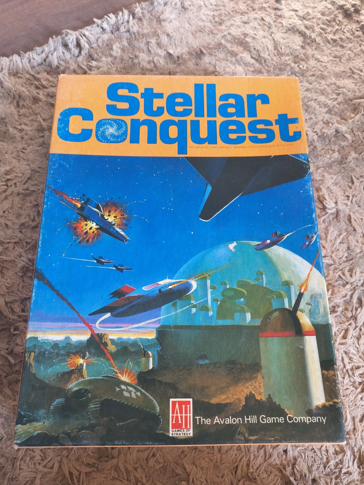 1984 STELLAR CONQUEST The Avalon Hill Board Game Rare Vintage unpunched