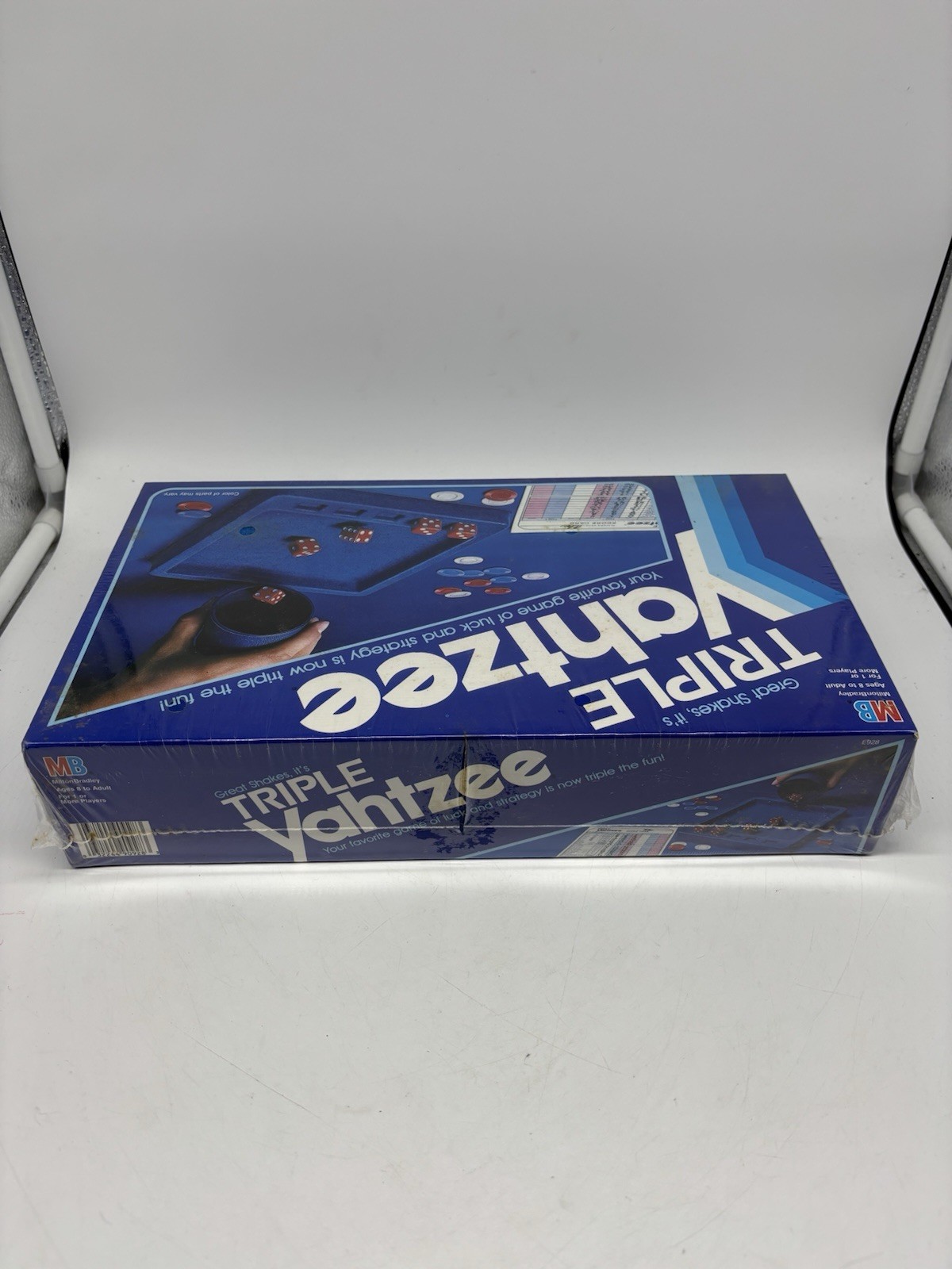 Triple Yahtzee Game by Milton Bradley New Old Stock Vintage Sealed 1982 NEW