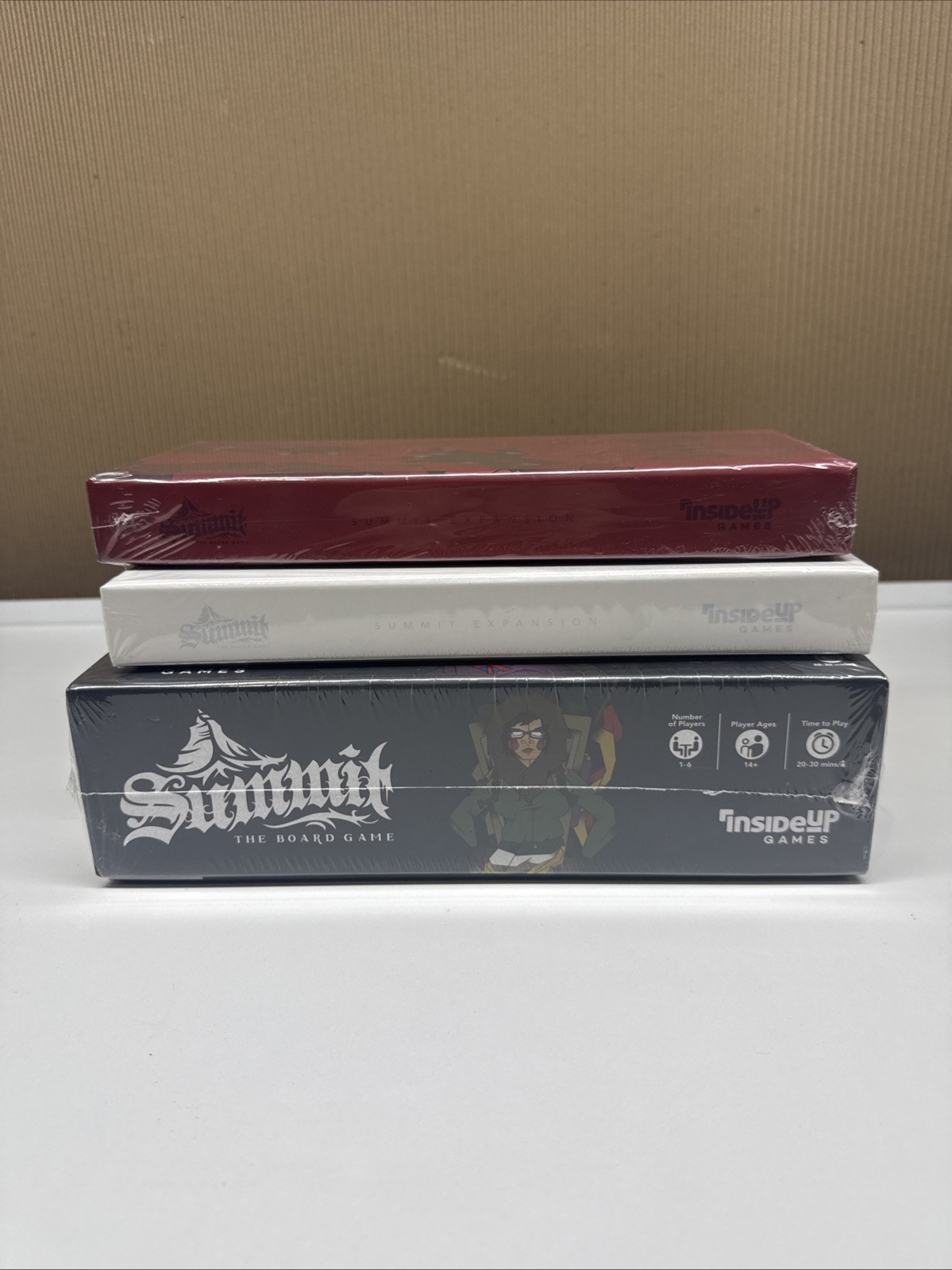 InsideUp Summit Board Game with Teams and Yeti Expansions – New Sealed!