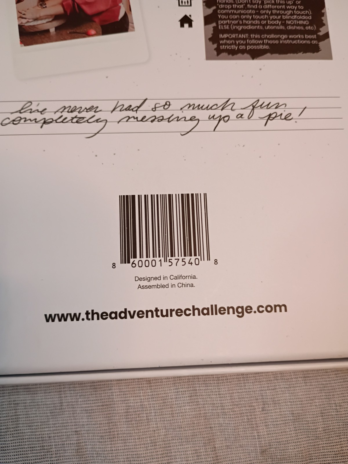 The Adventure Challenge : Couples Edition 2020 Hardcover