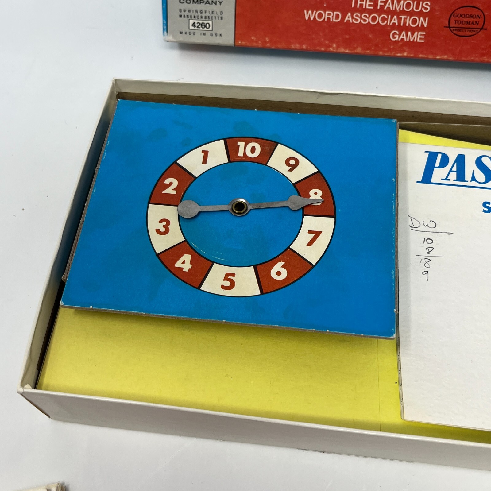PASSWORD Game 4260 Milton Bradley Twelfth Edition 1970 – Made in USA COMPLETE