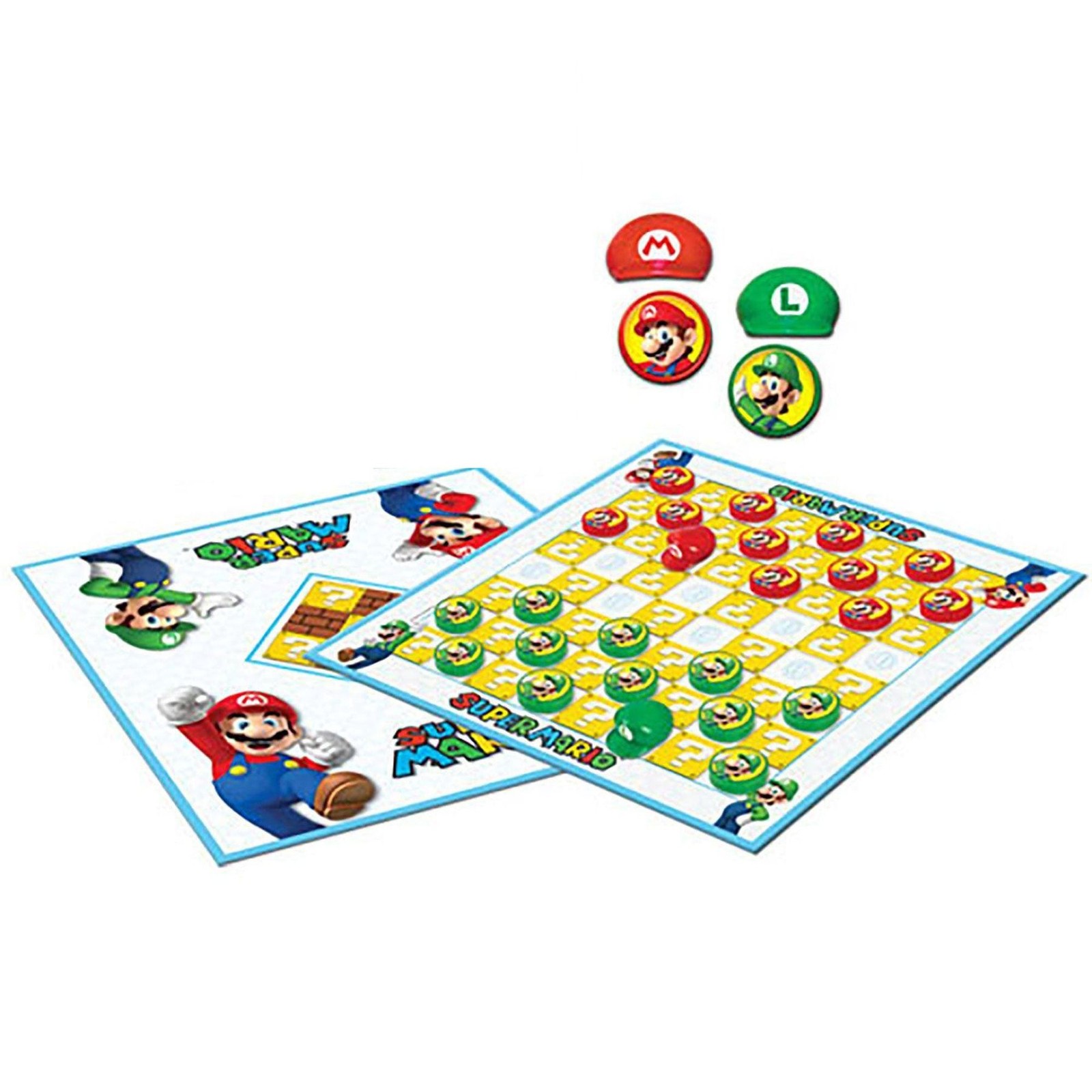 Nintendo Super Mario Checkers/Tic Tac Toe Combo Board Game