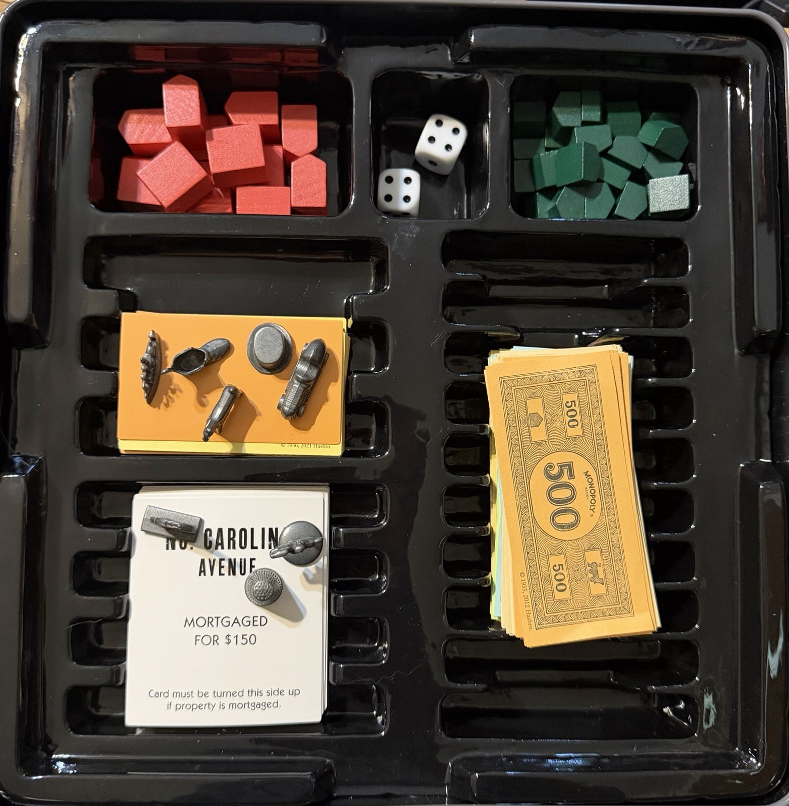 Monopoly Nostalgia Edition Collectible Tin Vintage Classic Board Game Open Box