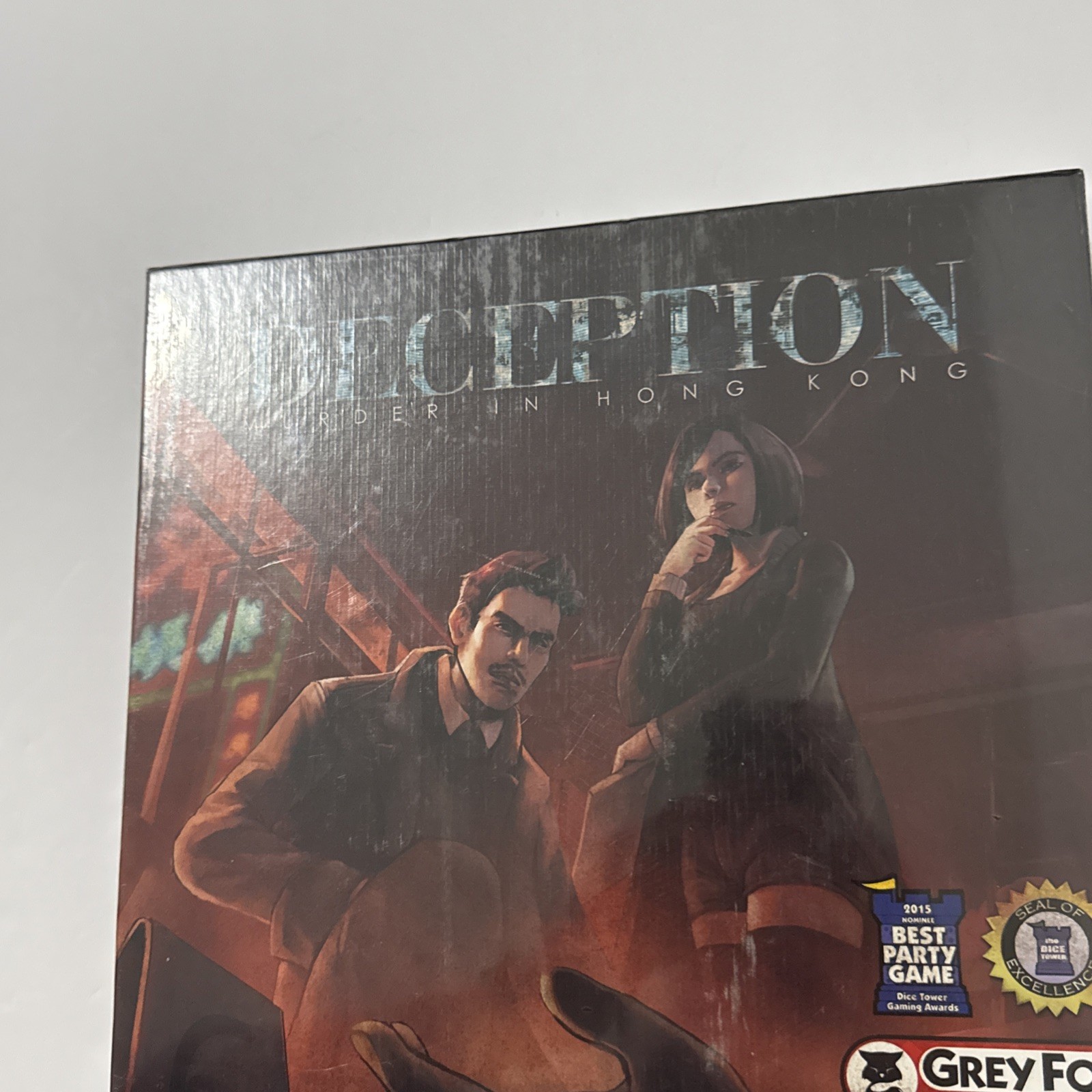 Deception – Murder in Hong Kong – (Grey Fox Games, 2015) – Sealed Box Damage