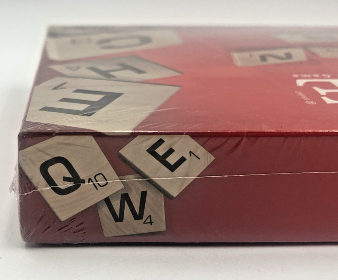 Scrabble Board Game Crossword New Factory Sealed Hasbro A8166 2013 Tiles USA SEE