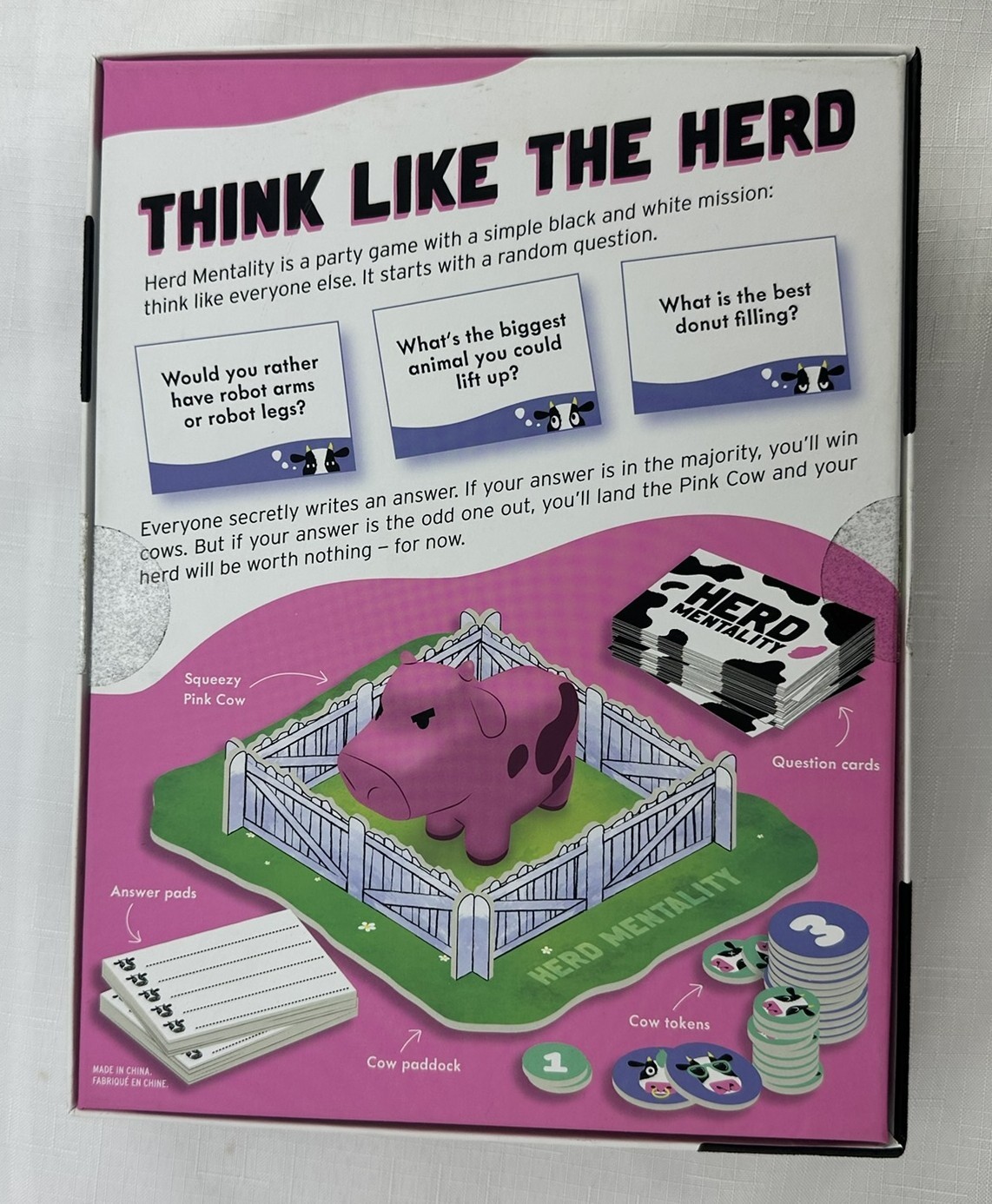 2020 Herd Mentality Game by Big Potato Games Complete Great Condition FREE SHIP
