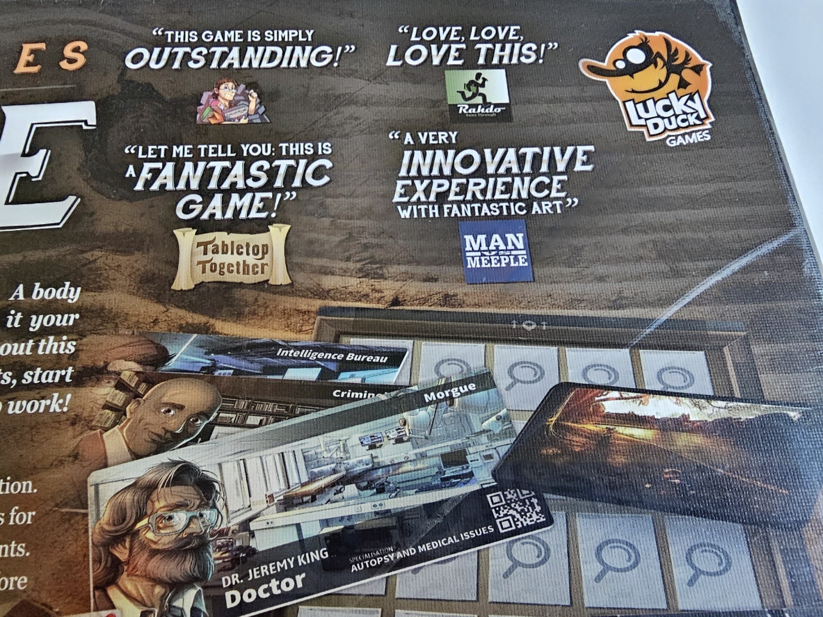 Chronicles of Crime Board Game By Lucky Duck Mystery