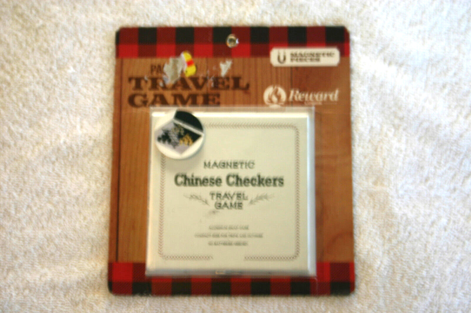 Reward Lodge – Magnetic Chinese Checkers Game – Aluminum Snap Case