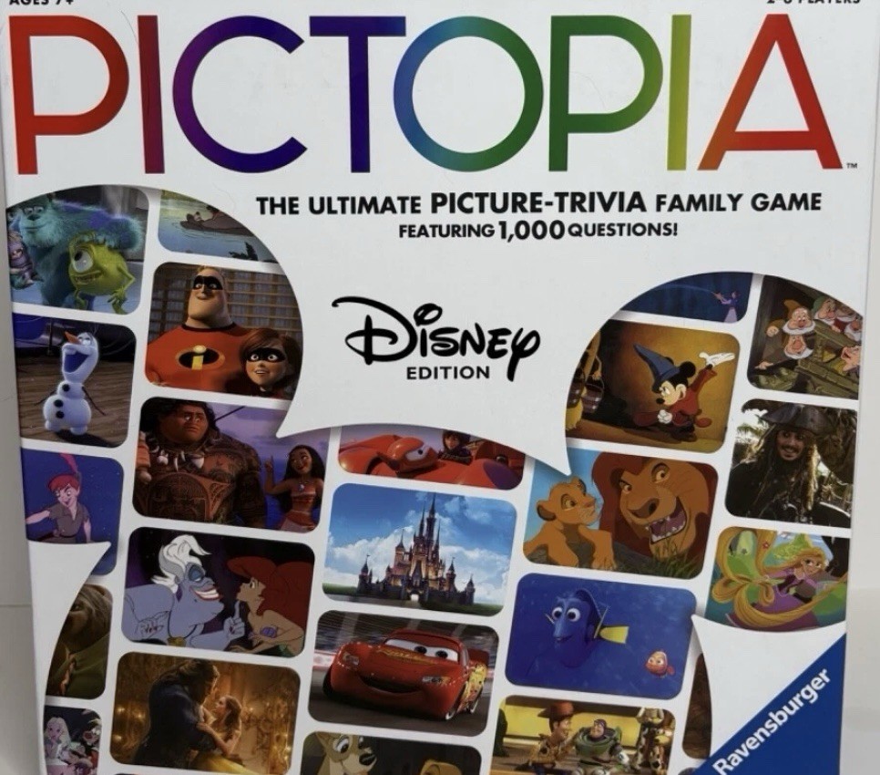 NEW Pictopia Disney Edition The Ultimate Picture Trivia Family Game Ravensburger