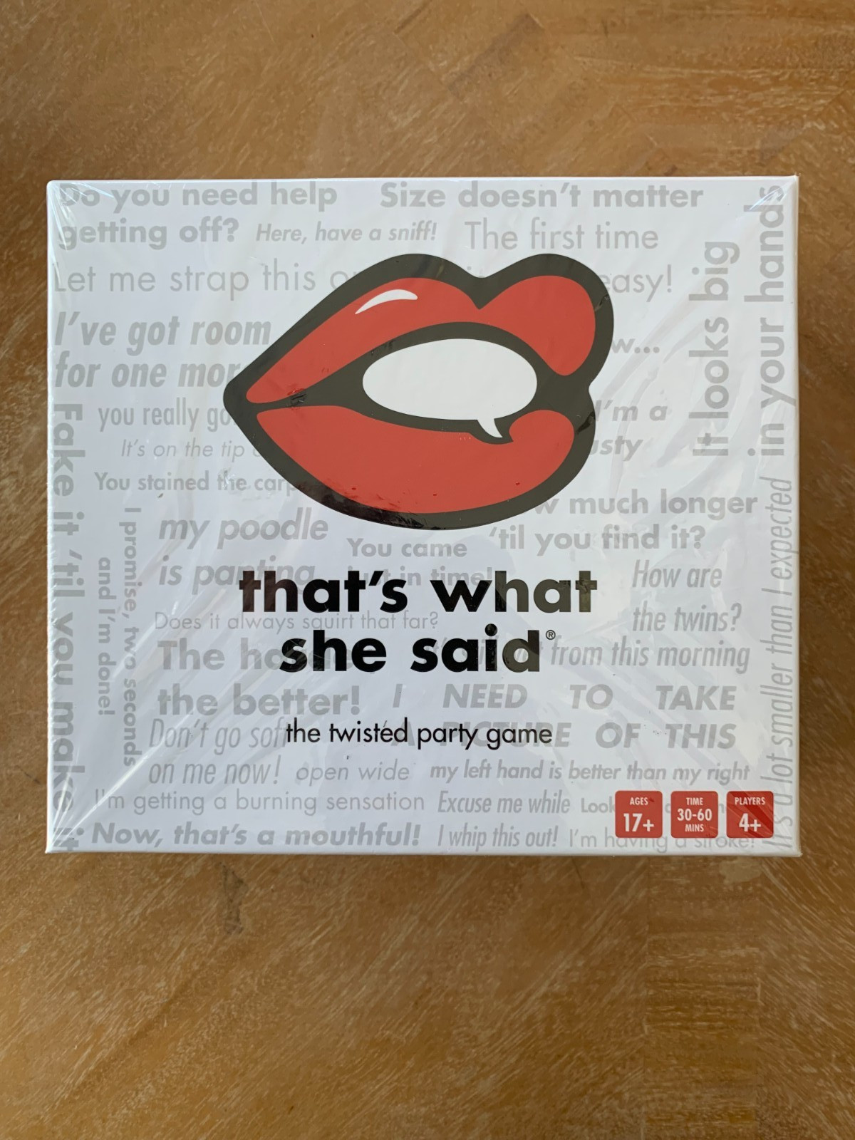 That’s What She Said Game – The Hilariously Twisted Party Game Ages 17+ NIB