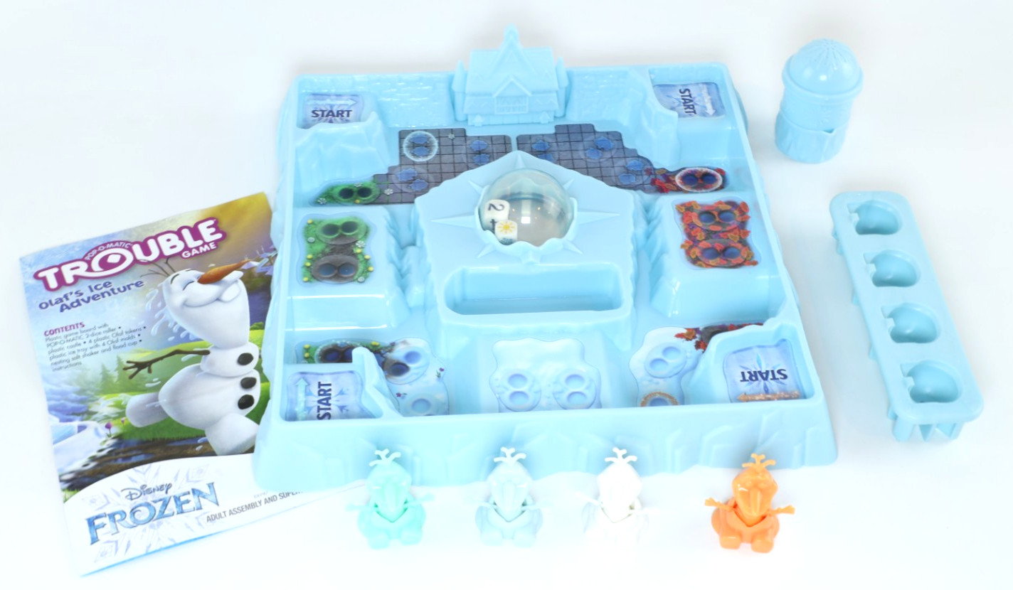 Trouble – Disney’s Frozen – Olaf’s Ice Adventure Game – Hasbro – Pop O Matic