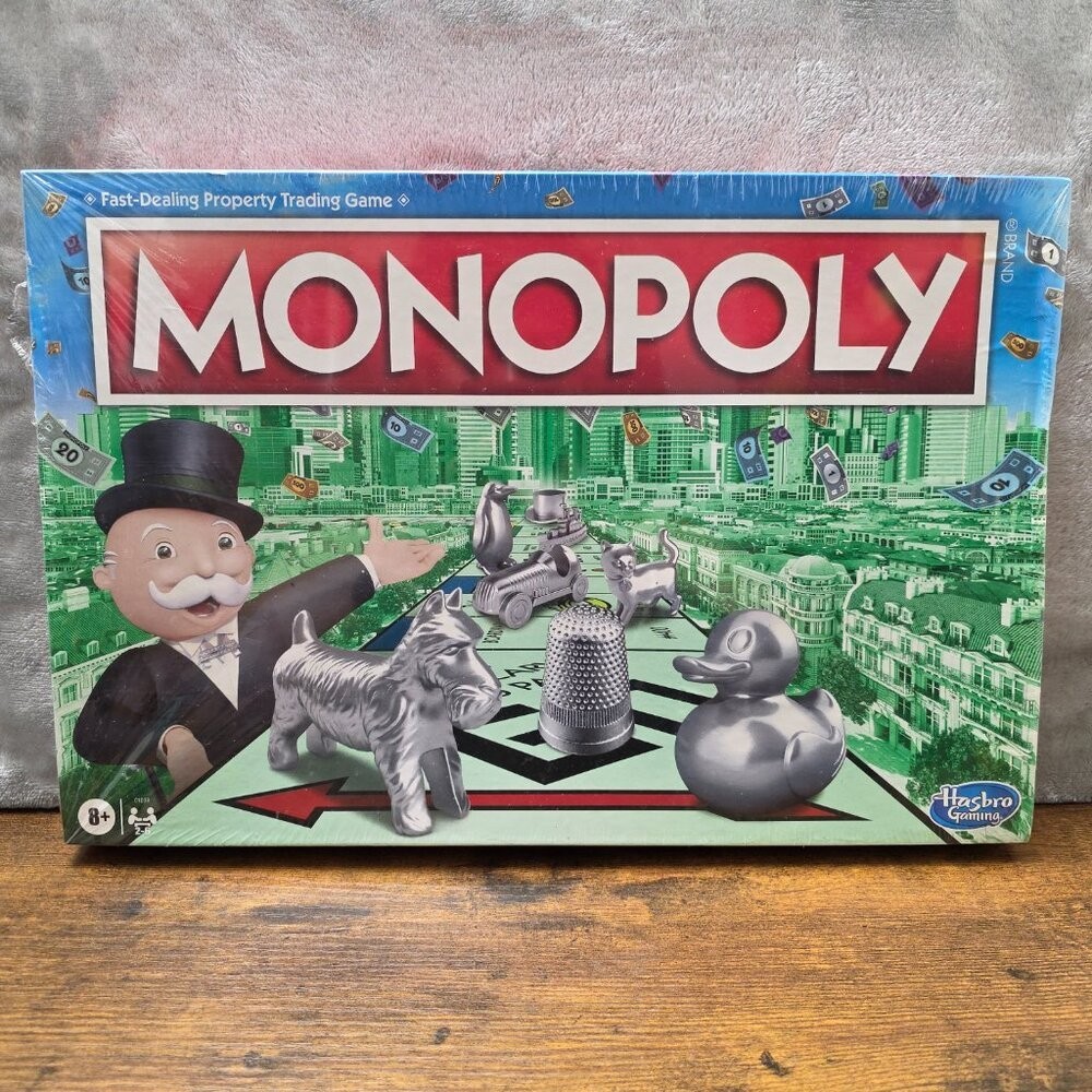 Monopoly Board Game Hasbro Classic Edition New Sealed Warped Box