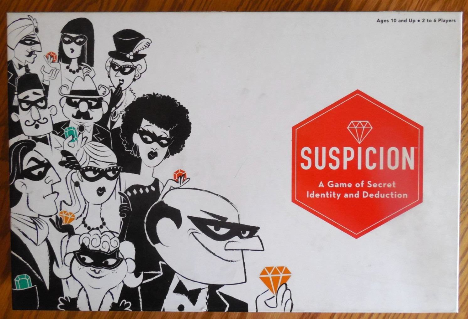 EUC Wonder Forge “Suspicion Board Game of Secret Identity & Deduction Ages 10+