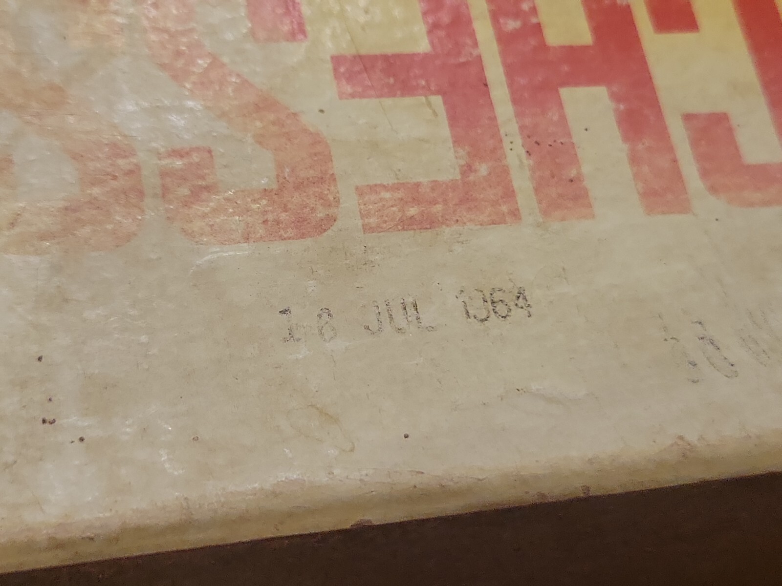 1964 Complete Chesse and Checkers*Box stamped July 16th 1964 * Made in Japan