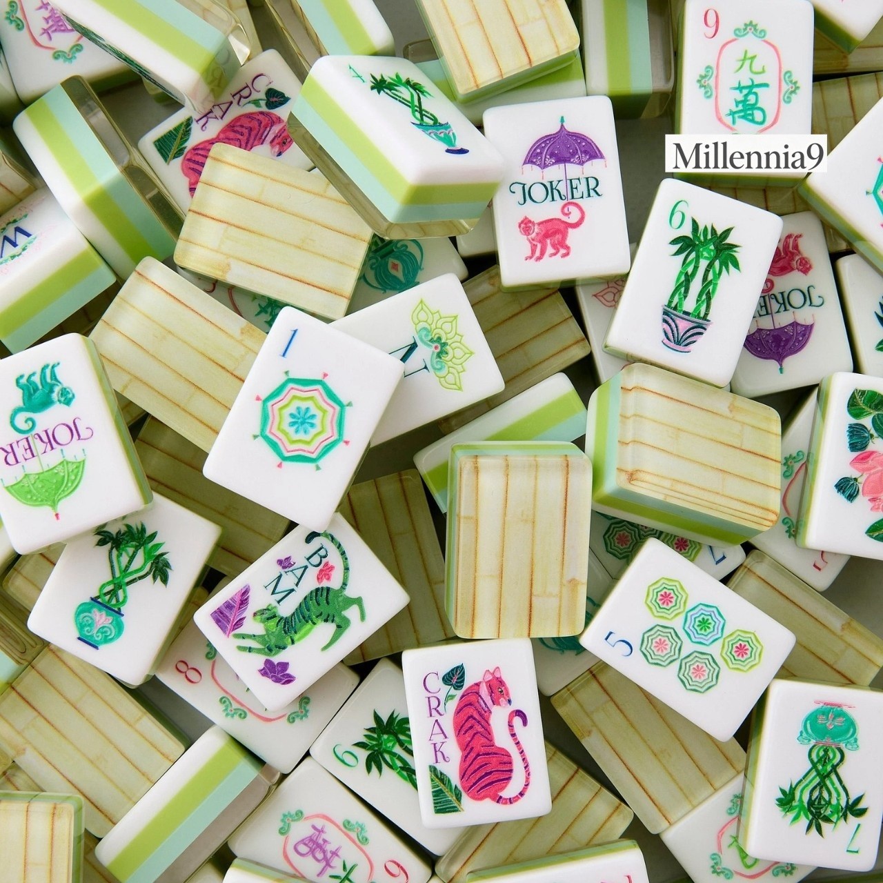 American Mahjong Game Set, 160 Tile Bamboo Pattern Mahjong Tiles FedEx Delivery