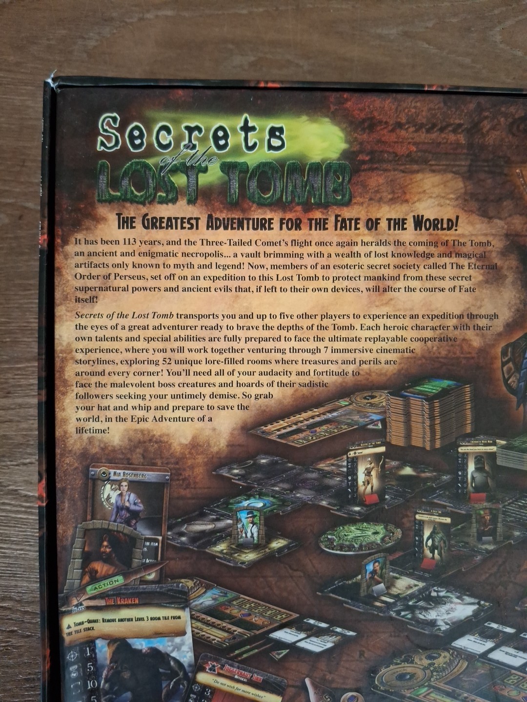 Everything Epic Boardgame Secrets of the Lost Tomb (2nd Ed) Box EUC 100% Complet