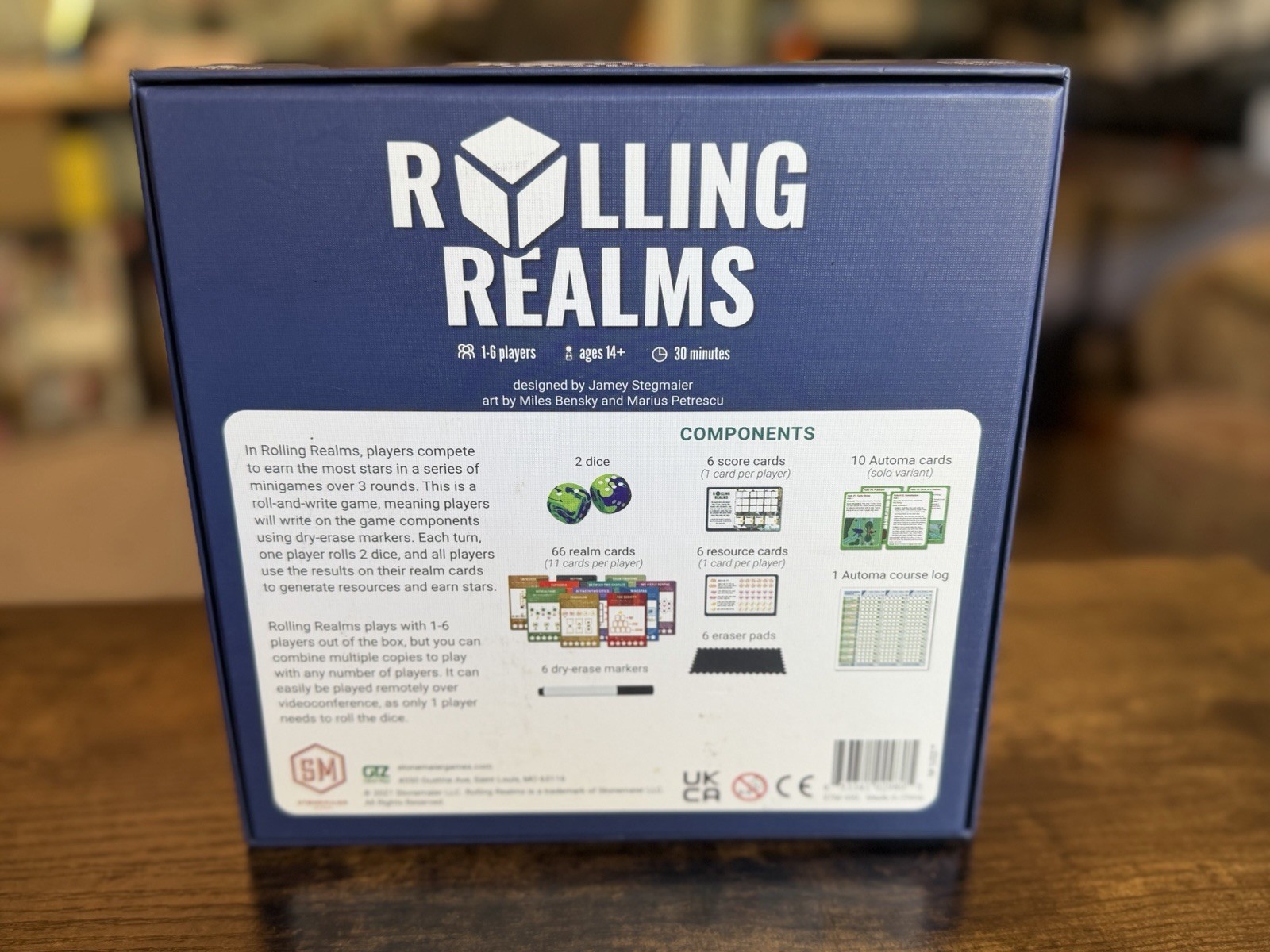 Rolling Realms First Printing 01044/22,000 W/ Expansion Packs