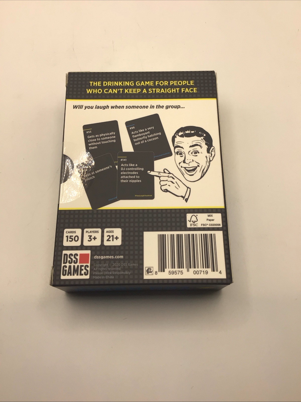 DSS Games You Laugh You Drink Party Game