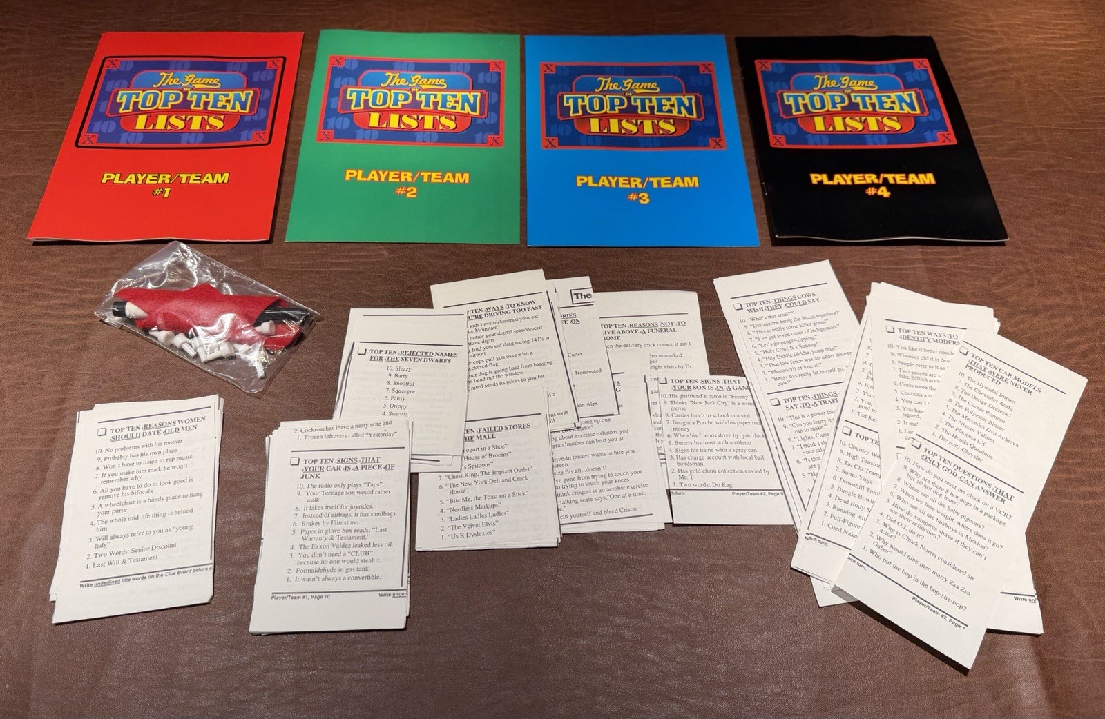 TDC Games – The Game Of Top Ten Lists 1995 #1160
