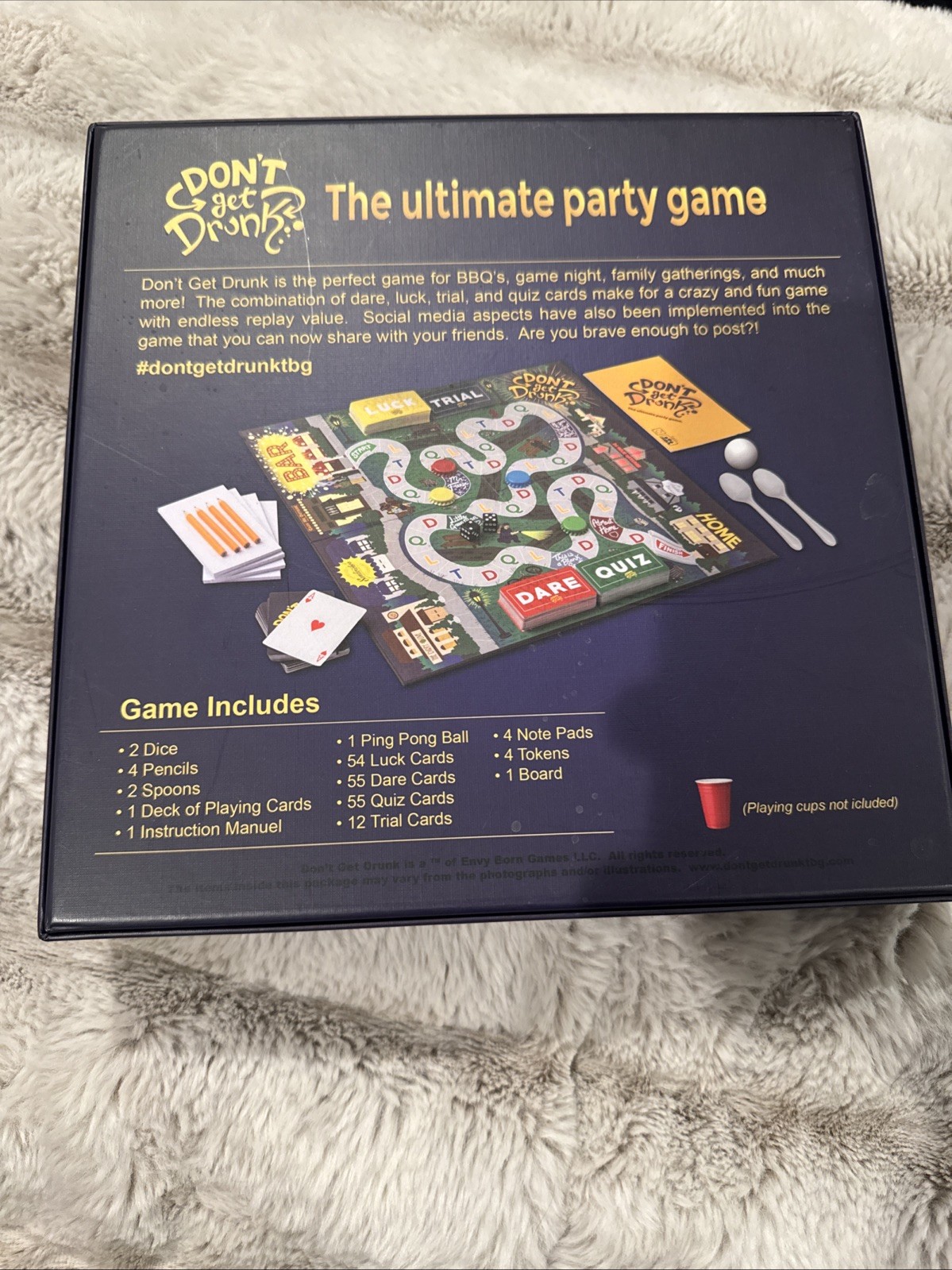 Don’t Get Drunk The Ultimate Party Game Board Game For Adults