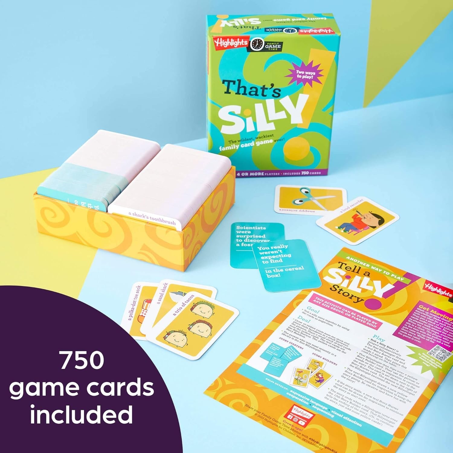 That’s Silly! Family Card Game by Highlights – 750 Cards, Ages 8+