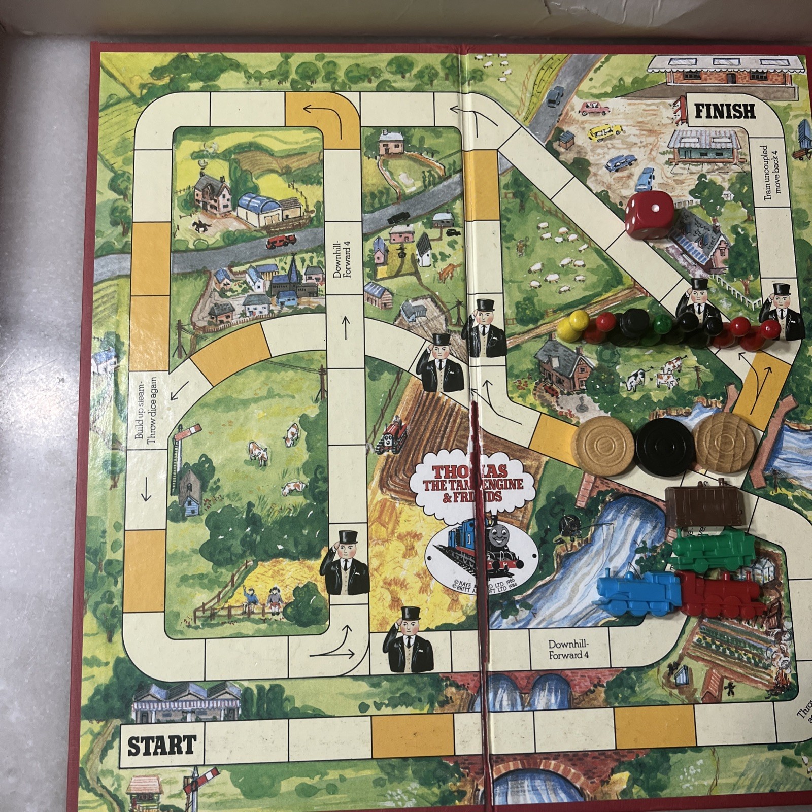 Vintage Thomas the Tank Engine Board Game 1986 Croner Australia
