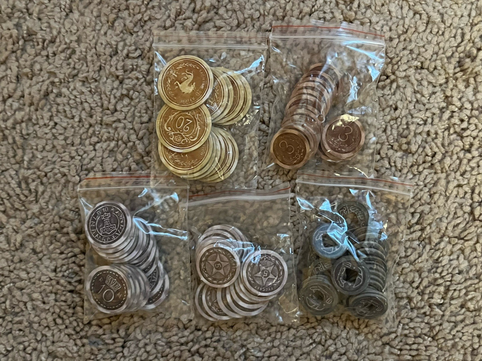 Scythe Board Game Stonemaier 1-5 Players w/ Metal Coins + Promo Cards & Dials