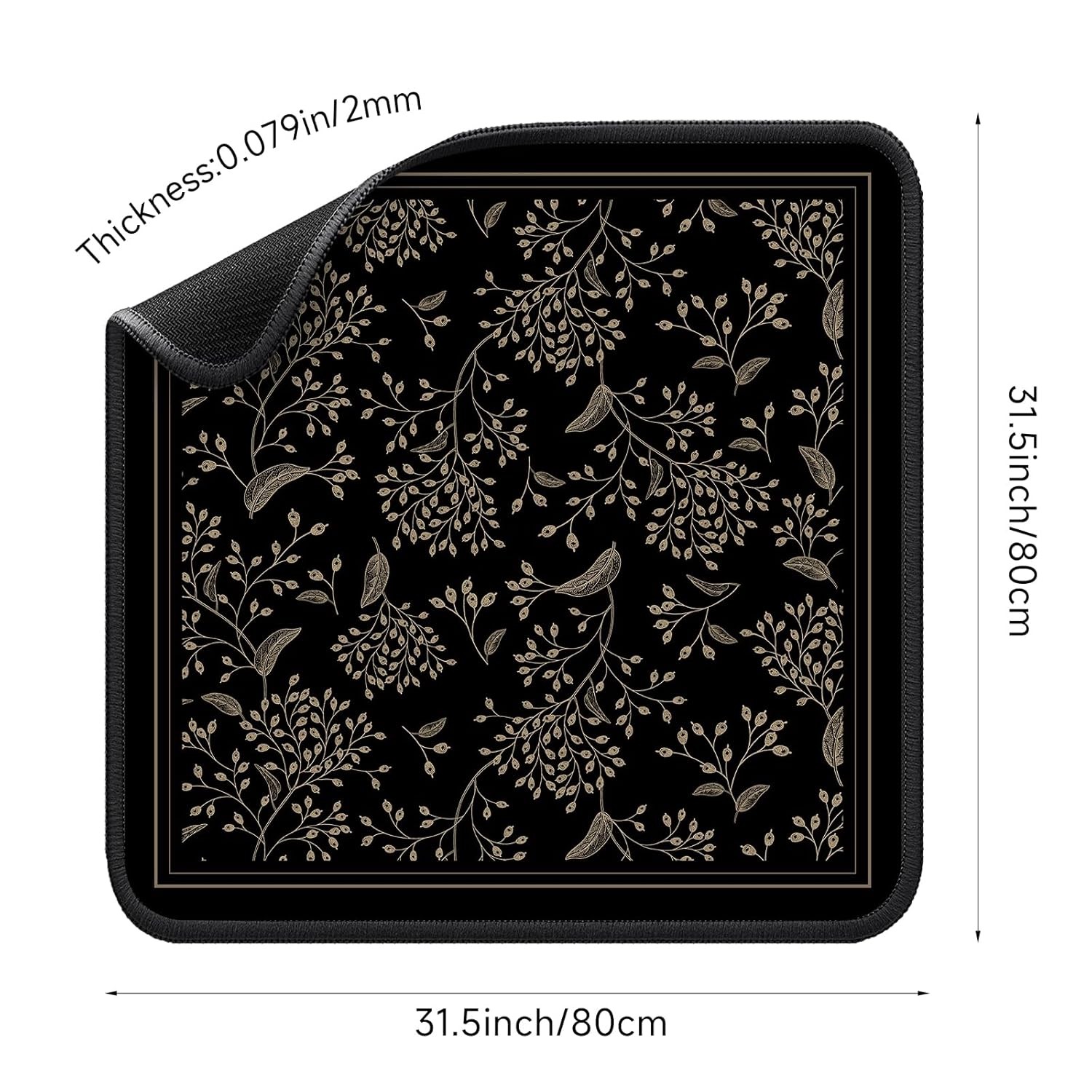 Durable Mahjong Table Cover with Unique Design Premium Mahjong Game Mat