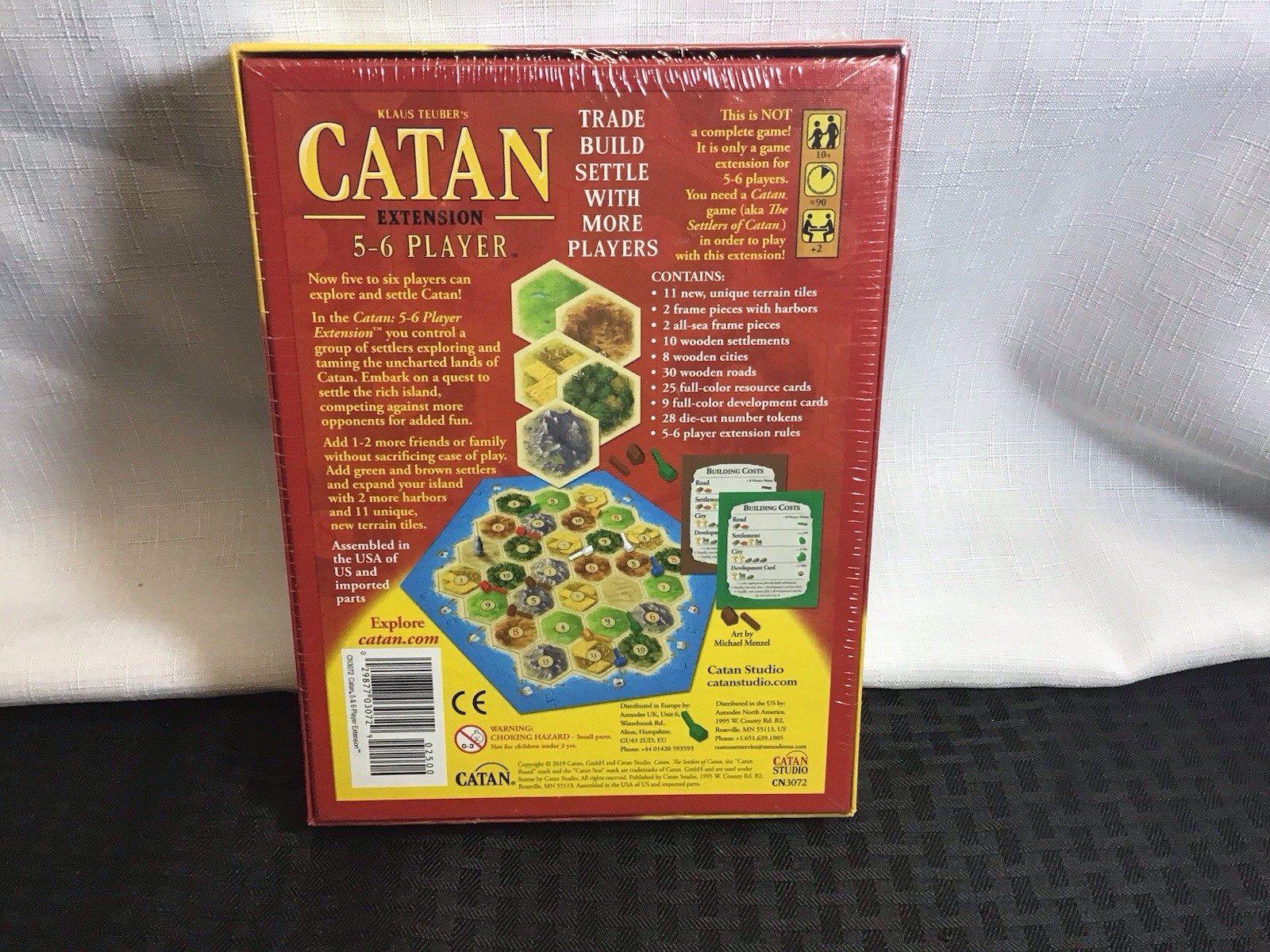 Catan Studio Catan Extension 5-6 Player Expansion Pack Board Game 2019 Ages 10+