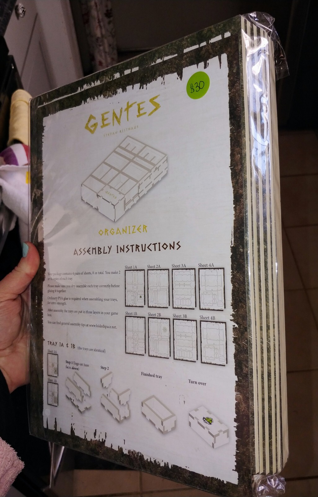 Gentes Deluxified: Folded Space Foam Insert – Tasty Minstrel 2018 Kickstarter