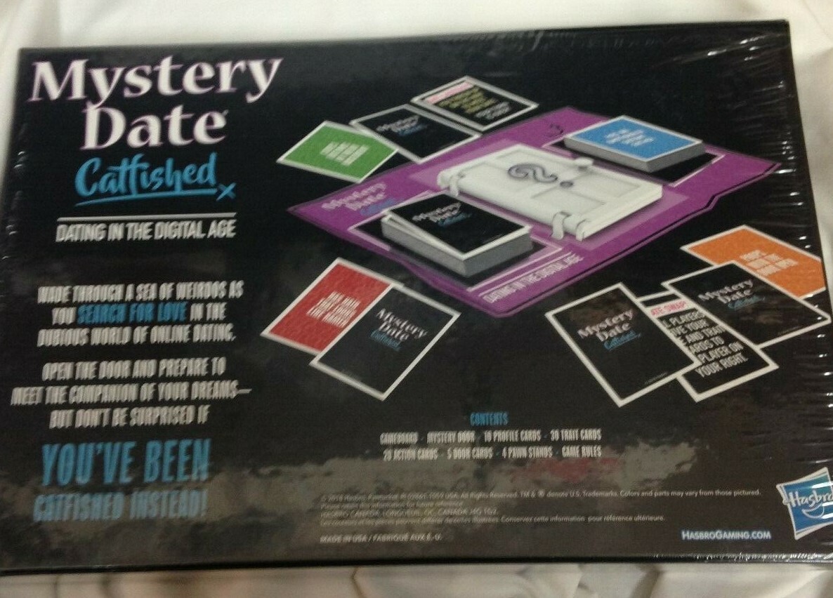 Hasbro Classic Mystery Date Catfished Adults Parody Board Game New in Box