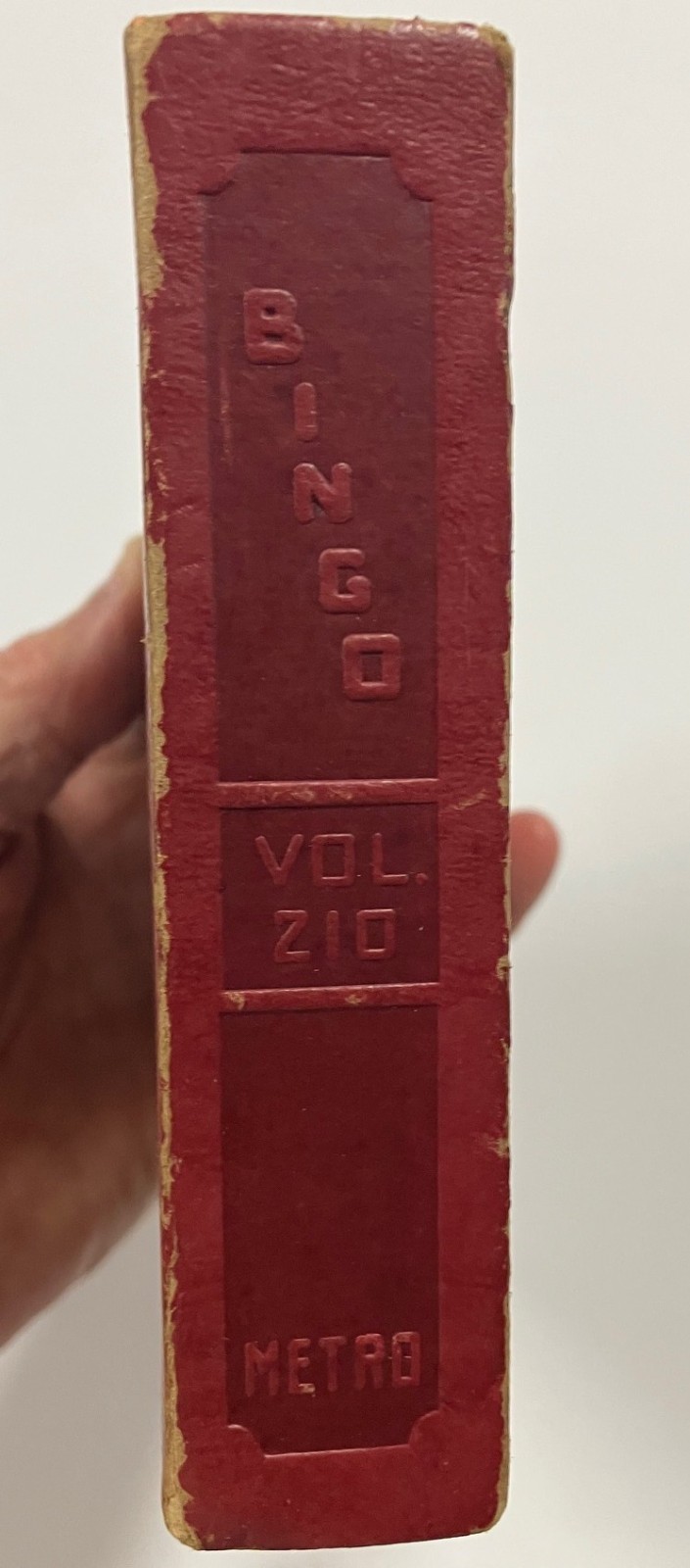 Vintage Pocket Bingo Game, 1940s