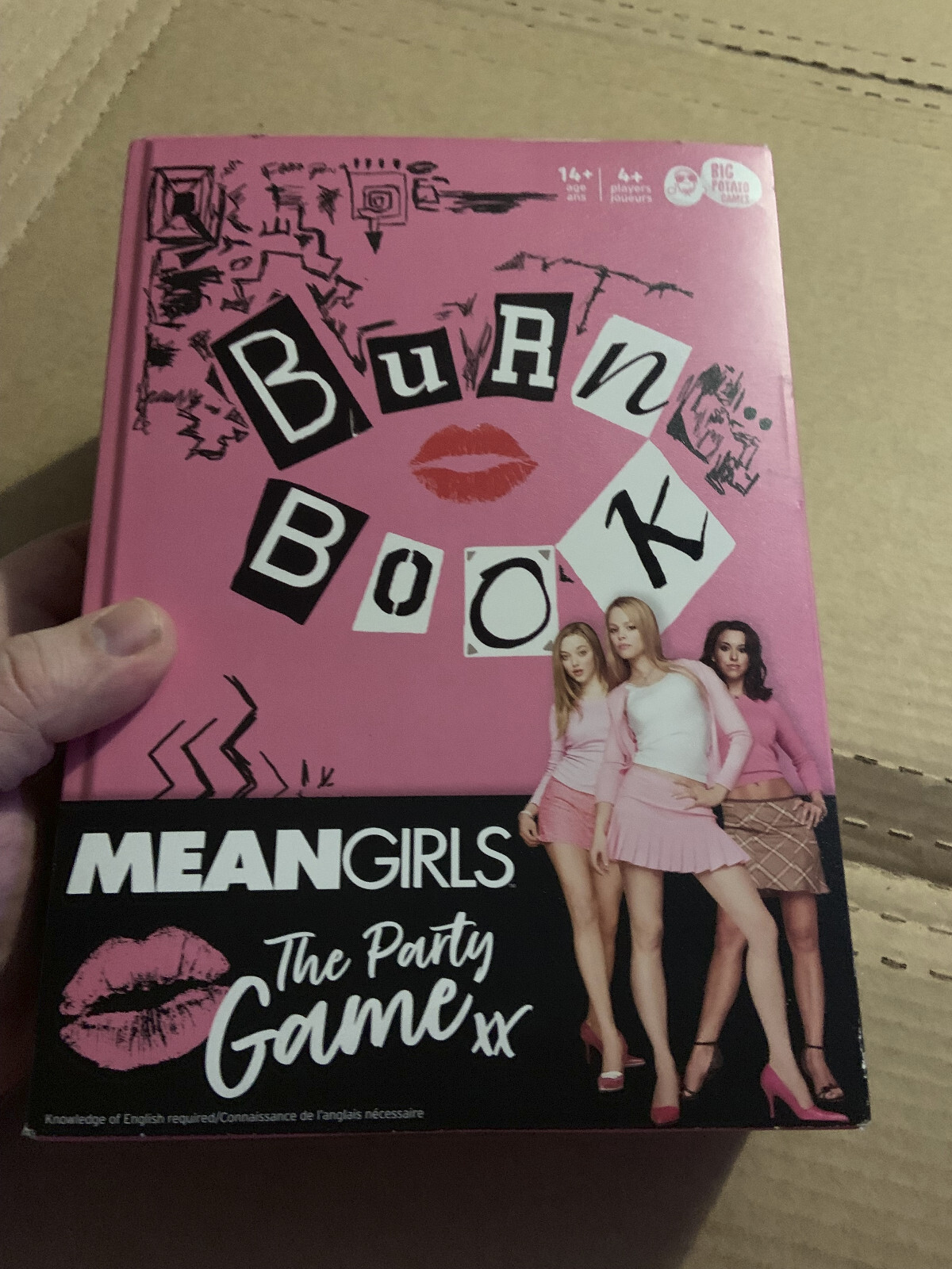 Burn Book Mean Girls The Party Game Big Potato Sealed Box